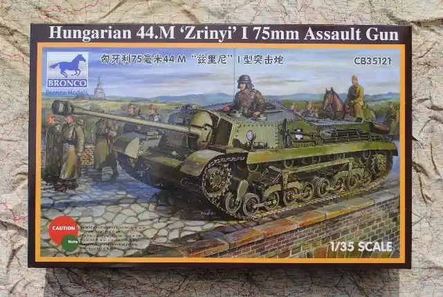 Hoge Kwaliteit Bronco CB35121 Hungarian 44.M "Zrinyi" I 75mm Assault Gun